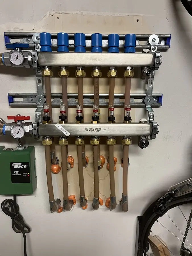 Plumber performing Gas Line Installation at a residential property in Lakeside